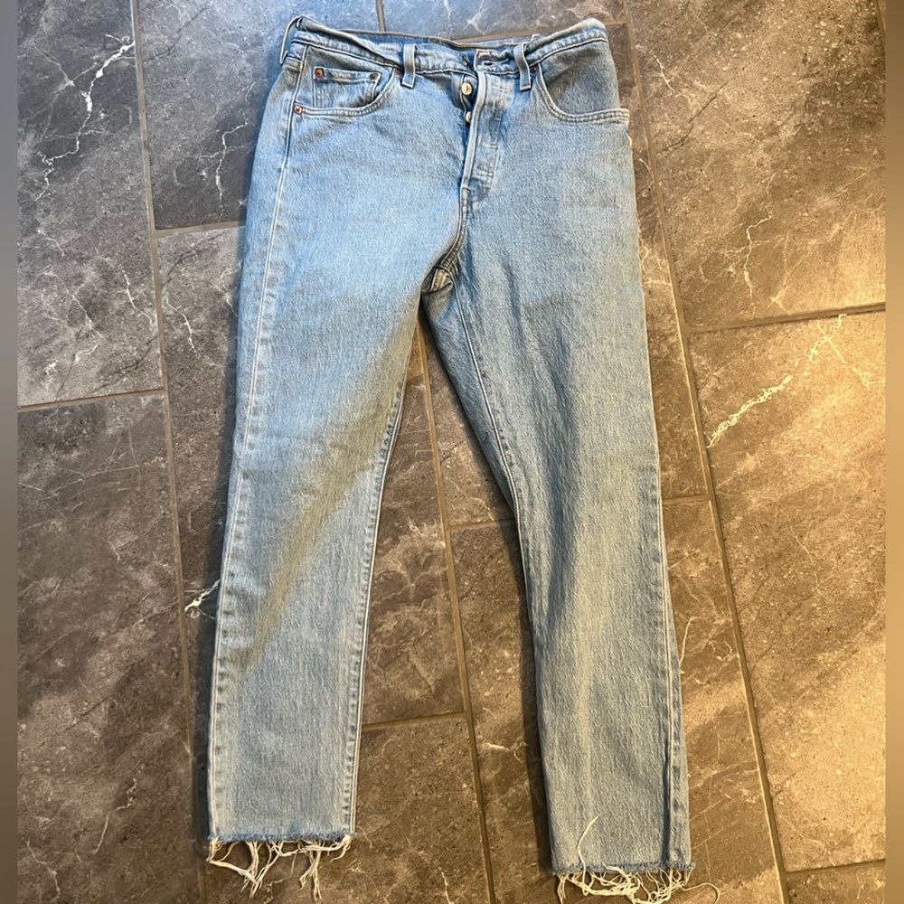 Levi's women’s 501 S skinny Blue Jeans size 29